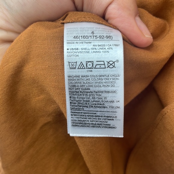 Banana Republic Linen Blend cut out dress - Picture 4 of 5